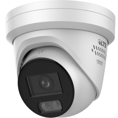 CMIP3CD42WI-28LAISP, 4 MP AI Color 24/7 Turret Camera with Active Deterrence