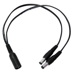 DC Power Splitter - 1 Female to 2 Male