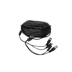 Pre-made Siamese Cable with Connectors - 150 Ft, Black