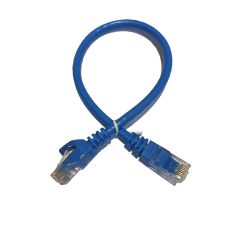 Cat6 Patch Cable - 1 Foot, Blue