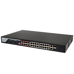 24-Ports 100Mbps Unmanaged PoE Switch