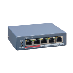 4-Port PoE Switch with 1 Uplink Port